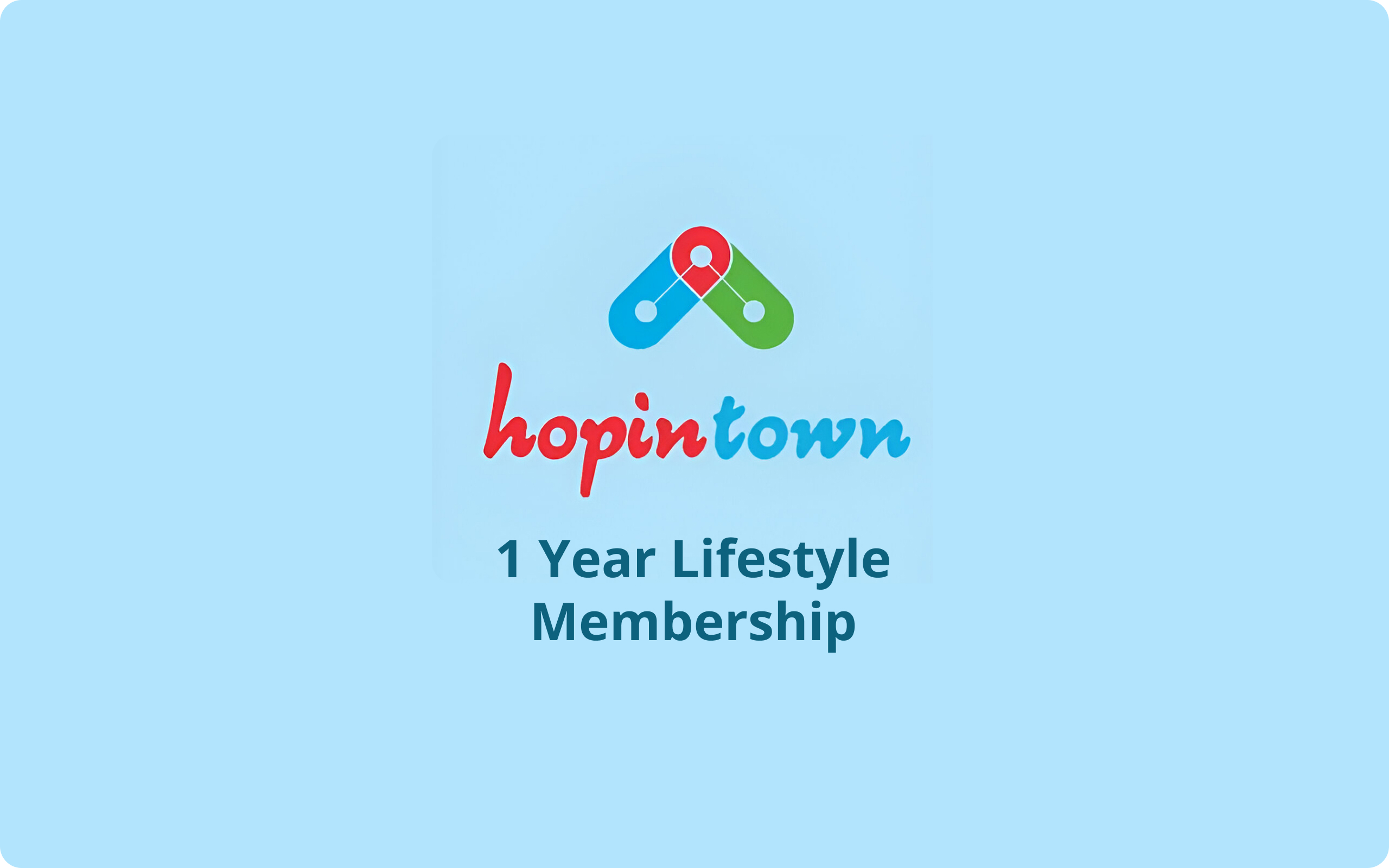 HopInTown PLUS 1 Year plan E-Gift Card