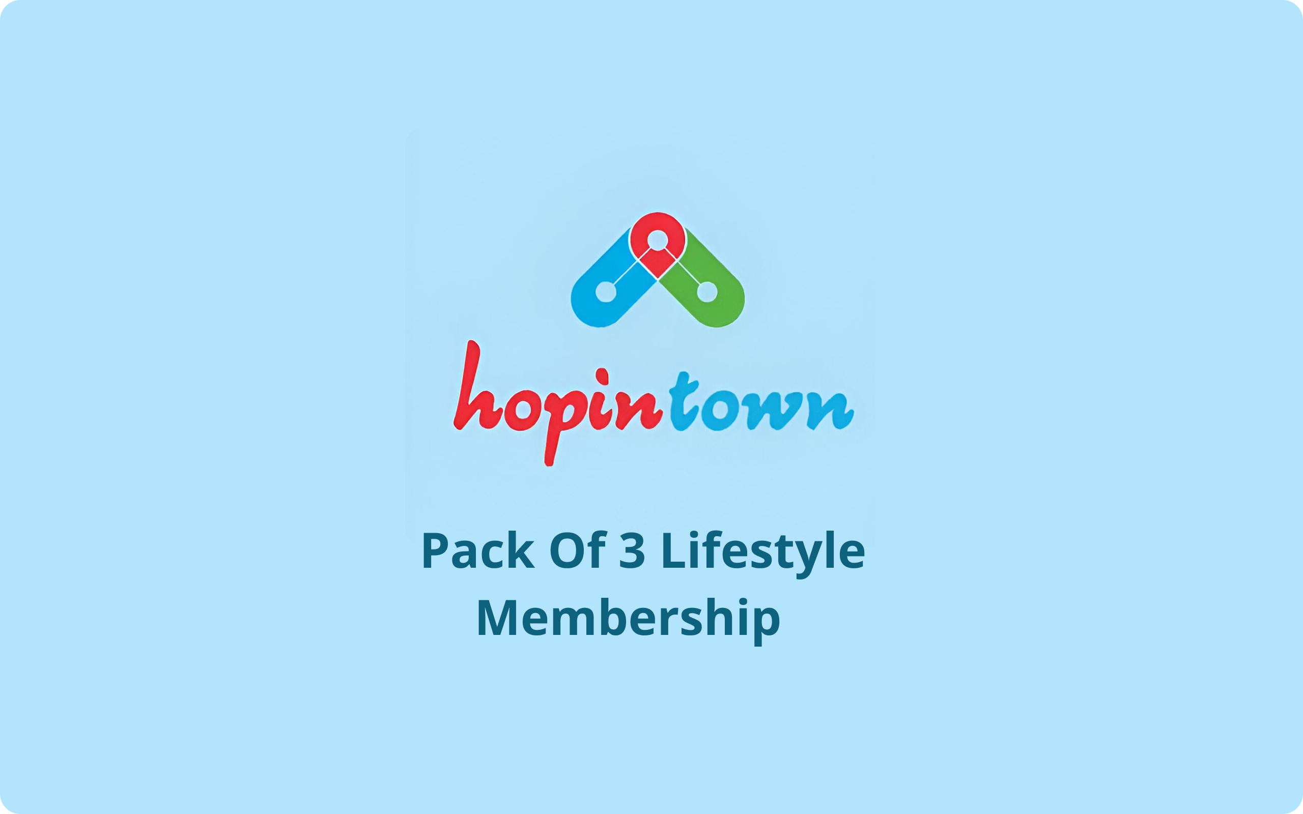 HopInTown PLUS 3 Years plan E-Gift Card
